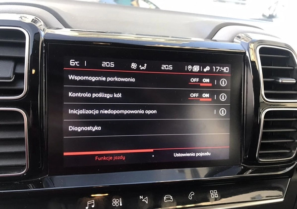 Citroen C5 Aircross cena 65000 przebieg: 165000, rok produkcji 2019 z Szczecin małe 211